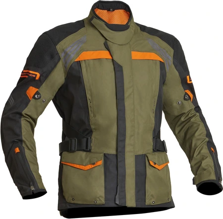 Lindstrands Textile Jacket Transtrand Green/orange 48