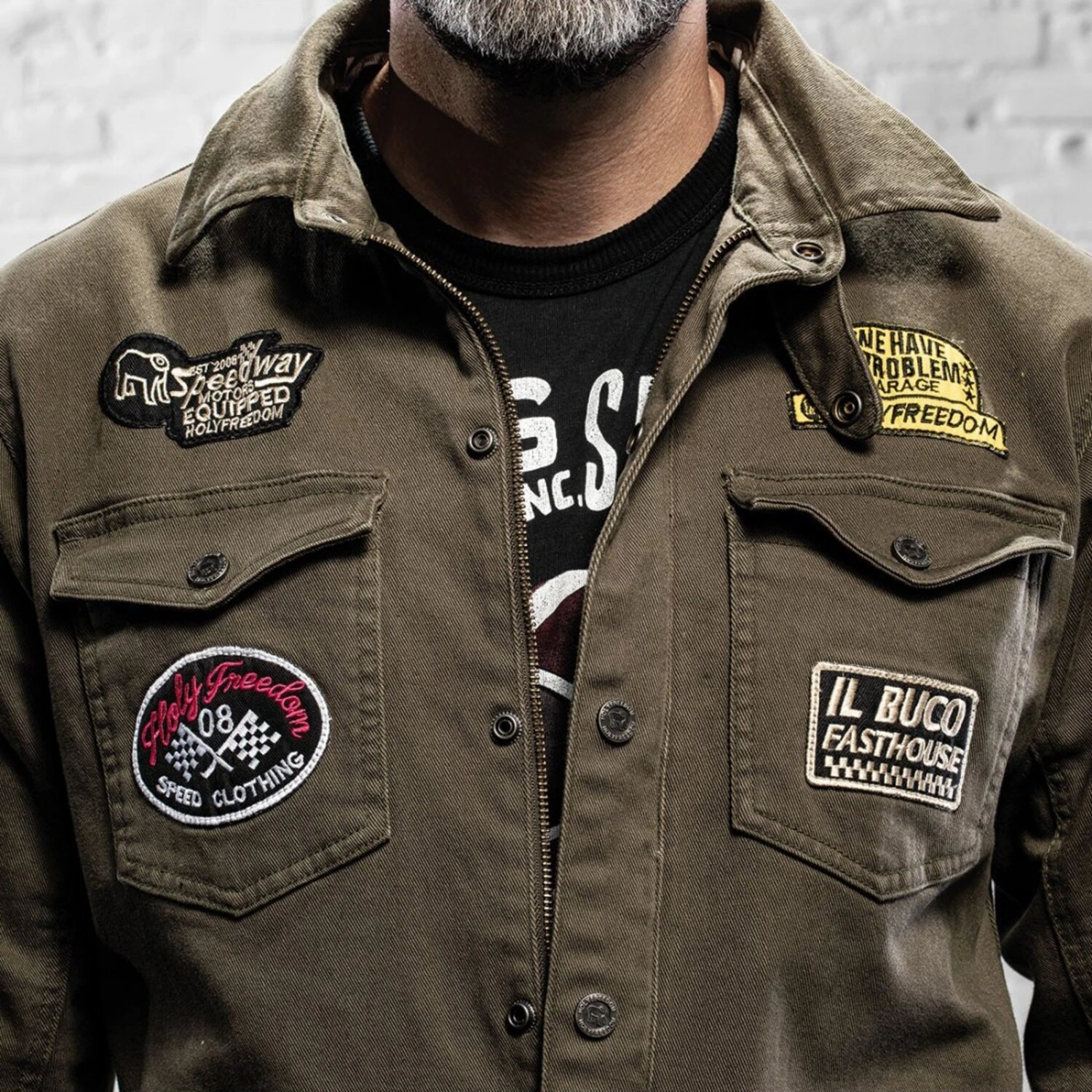 Holy Freedom Lieutenant jacket, military Green, Green, S