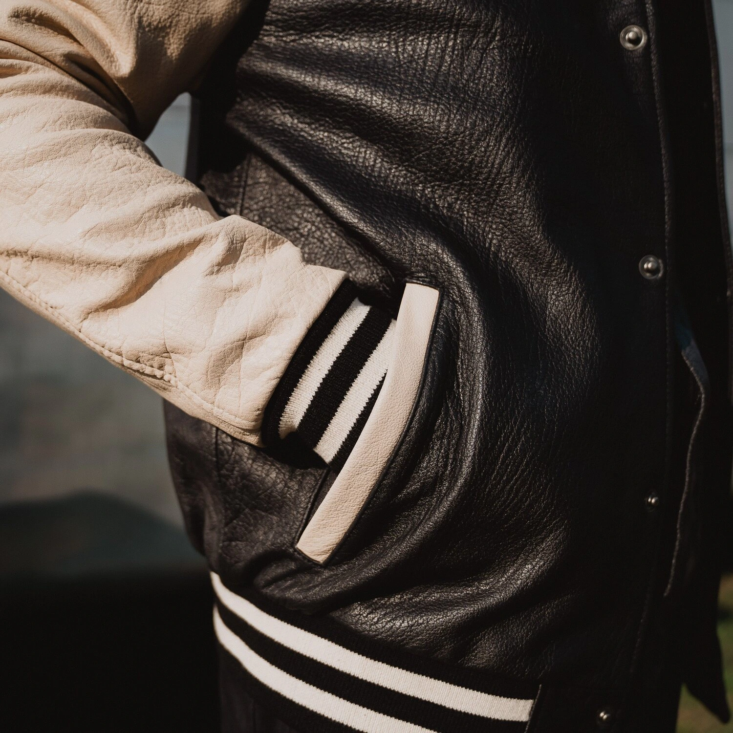 Holy Freedom Varsity black jacket, XL