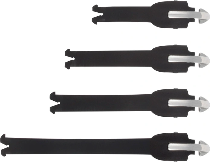 Black — Alpinestars Buckle Strap set T7 Nya (Tech 7/Tech 5/Tech 8) black