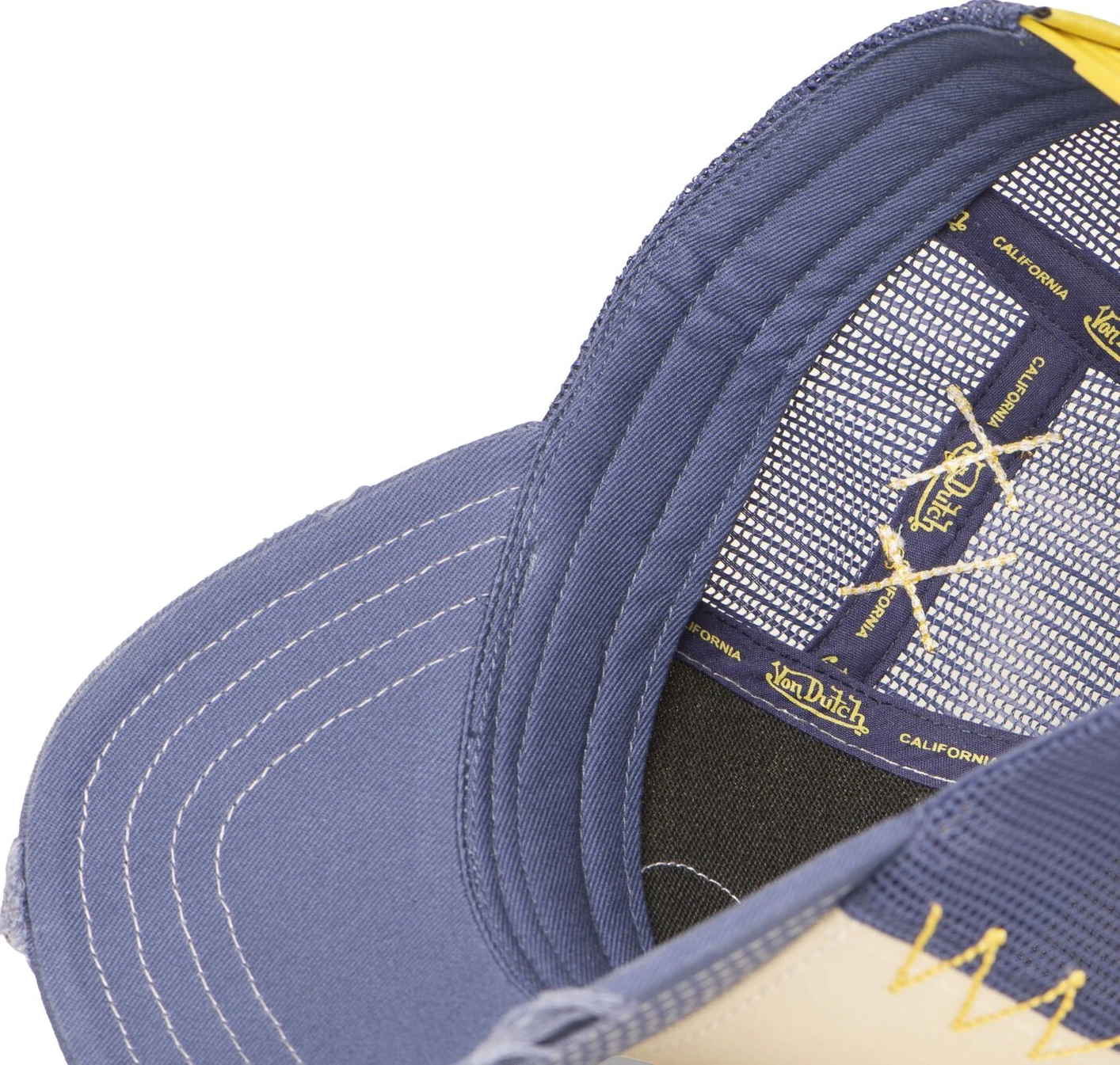 Von Dutch Trucker mesh cap, blue, Beige