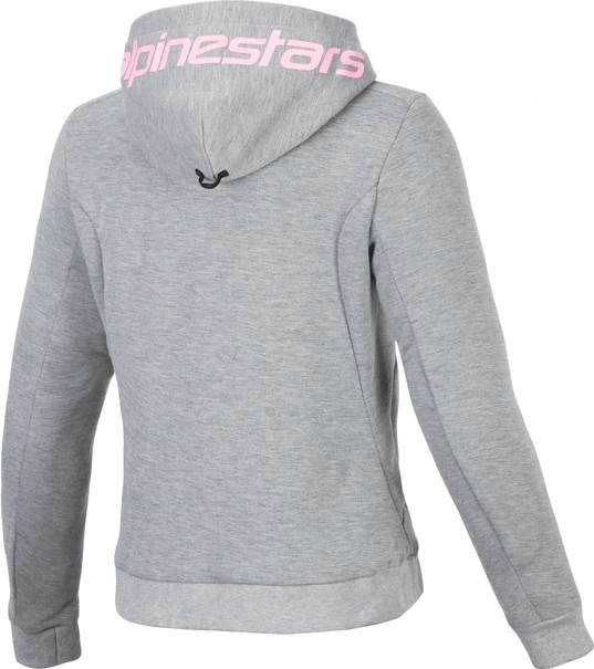 Alpinestars Hoodie Woman Chrome v2 Gray/Pink, S
