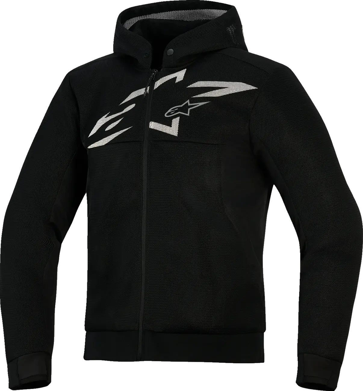 JKT/HOODIE CHROME SUPERAIR BLACK/GRAY/WH S