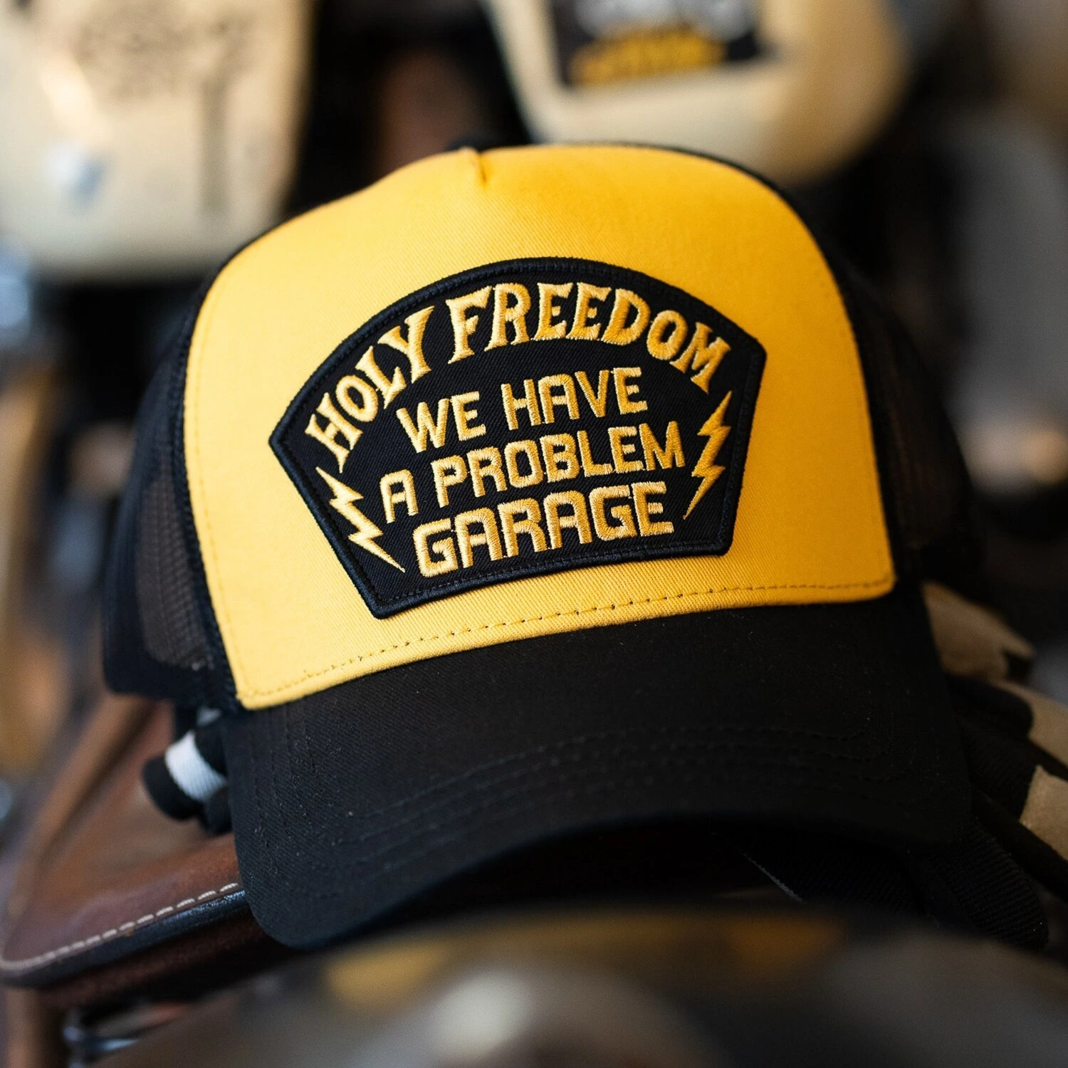 Holy Freedom Flash cap, Yellow