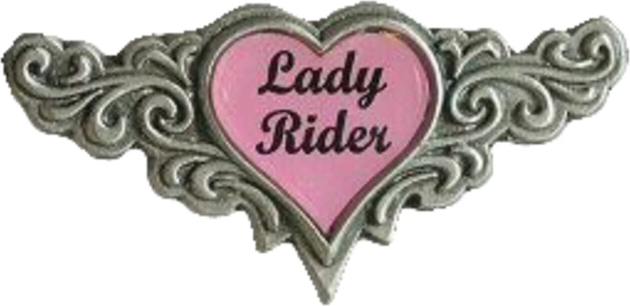 Biker pins Lady rider pin