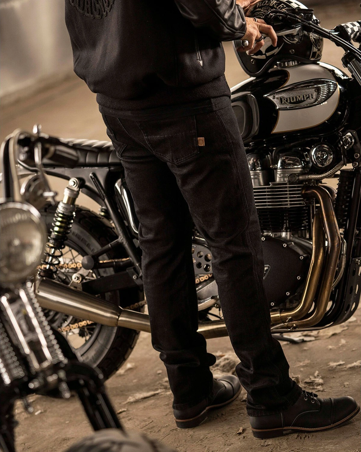Rokker Hunter jeans, Black, 31/32