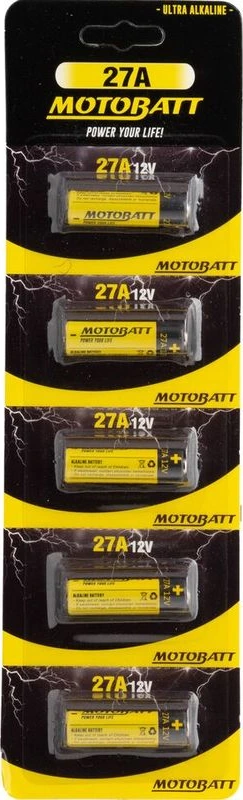 Motobatt 27A 12V šarminė baterija (5 vnt.)