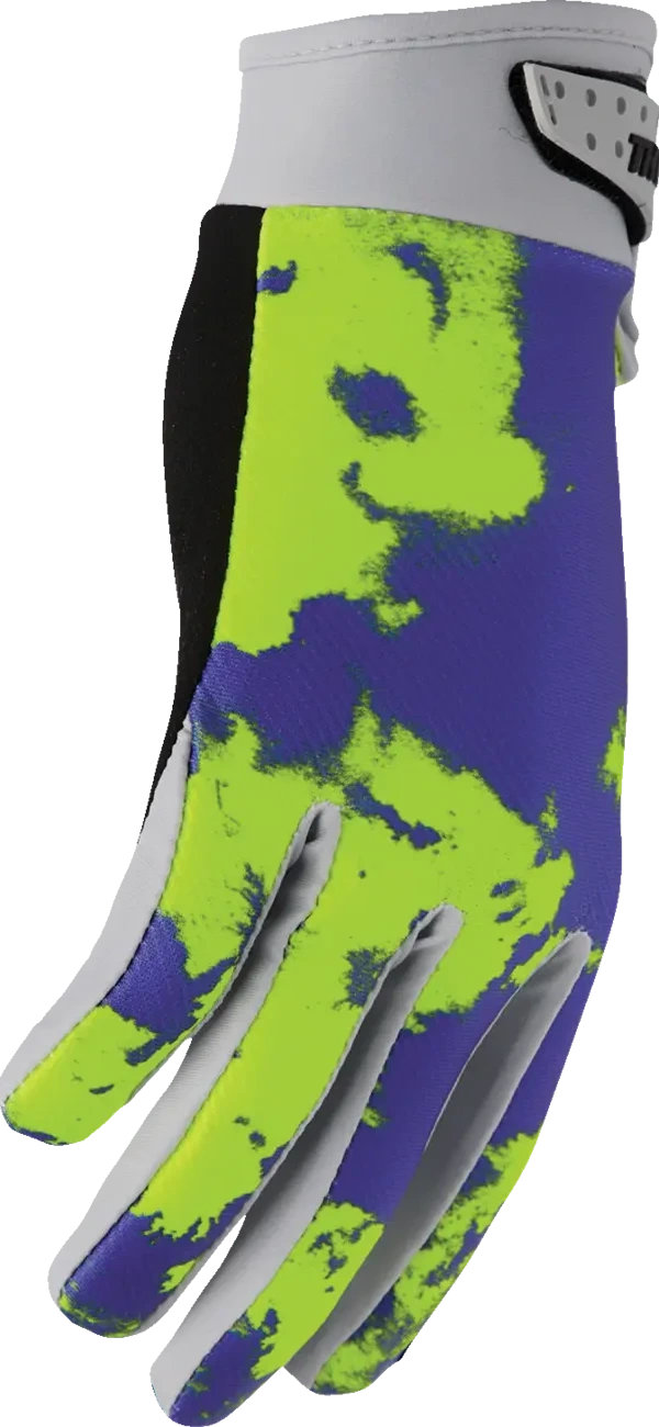 GLOVES LAUNCHMODE BLEACH GRAY/ACID XS