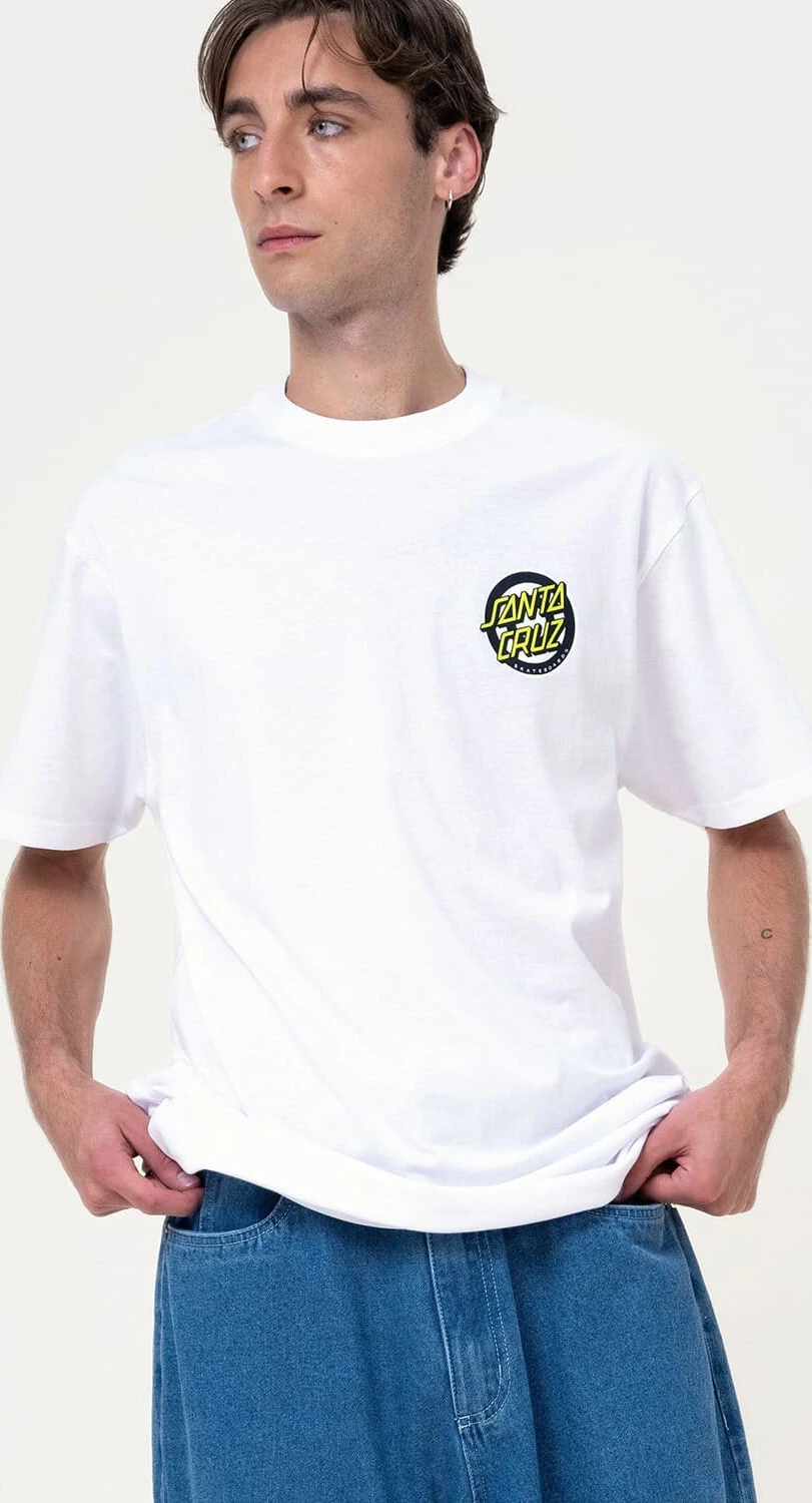 Santa Cruz Roskopp Screaming Target t-shirt white, M