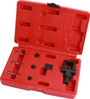 Chain breaker and riveting tool set