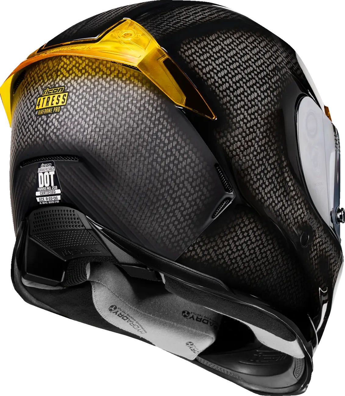 HELMET AIRFRAME PRO CARBON 4TRESS YELLOW XS