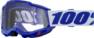 Glossy Blue / Blue, Clear, White / Clear