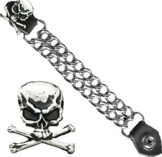 Vest extender Skull & crossbones