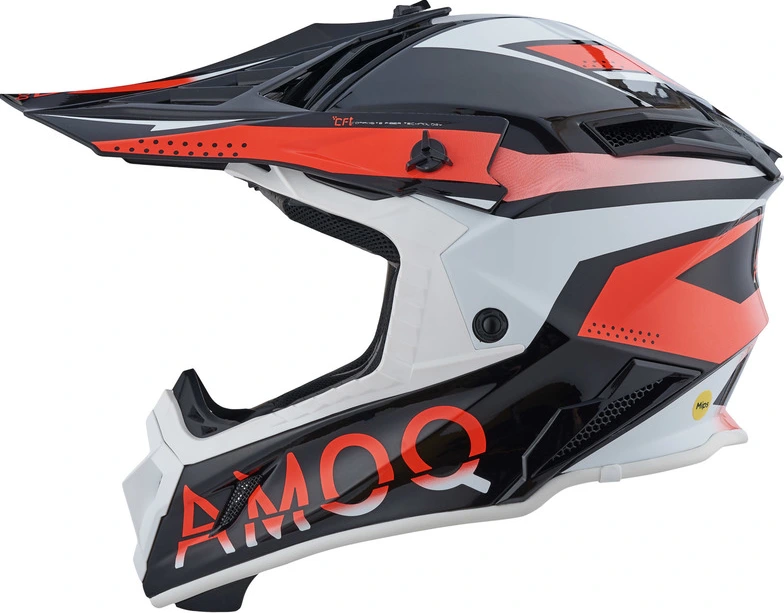 AMOQ Friction Mips Helmet Black/red, XS