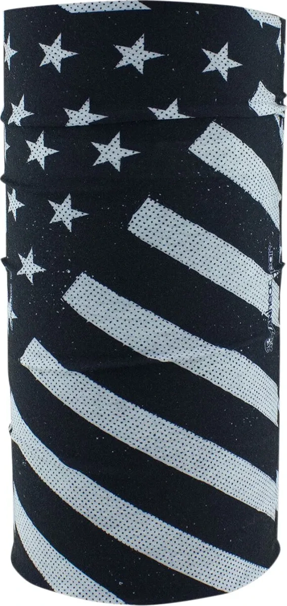 MOTLEY TUBE FLEECE B W FLAG