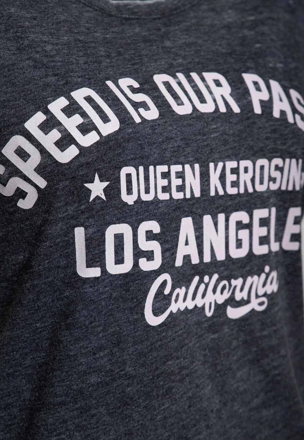 Queen Kerosin Speed Is Our Passion t-shirt, anthracite Gray, L