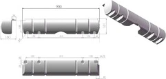 Dan-Fender Multi Dock Fender white 900 x 181 x 130/180mm