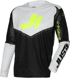 Just1 Jersey J-Force Hexa Black/White/Yellow Fluo, 2XL