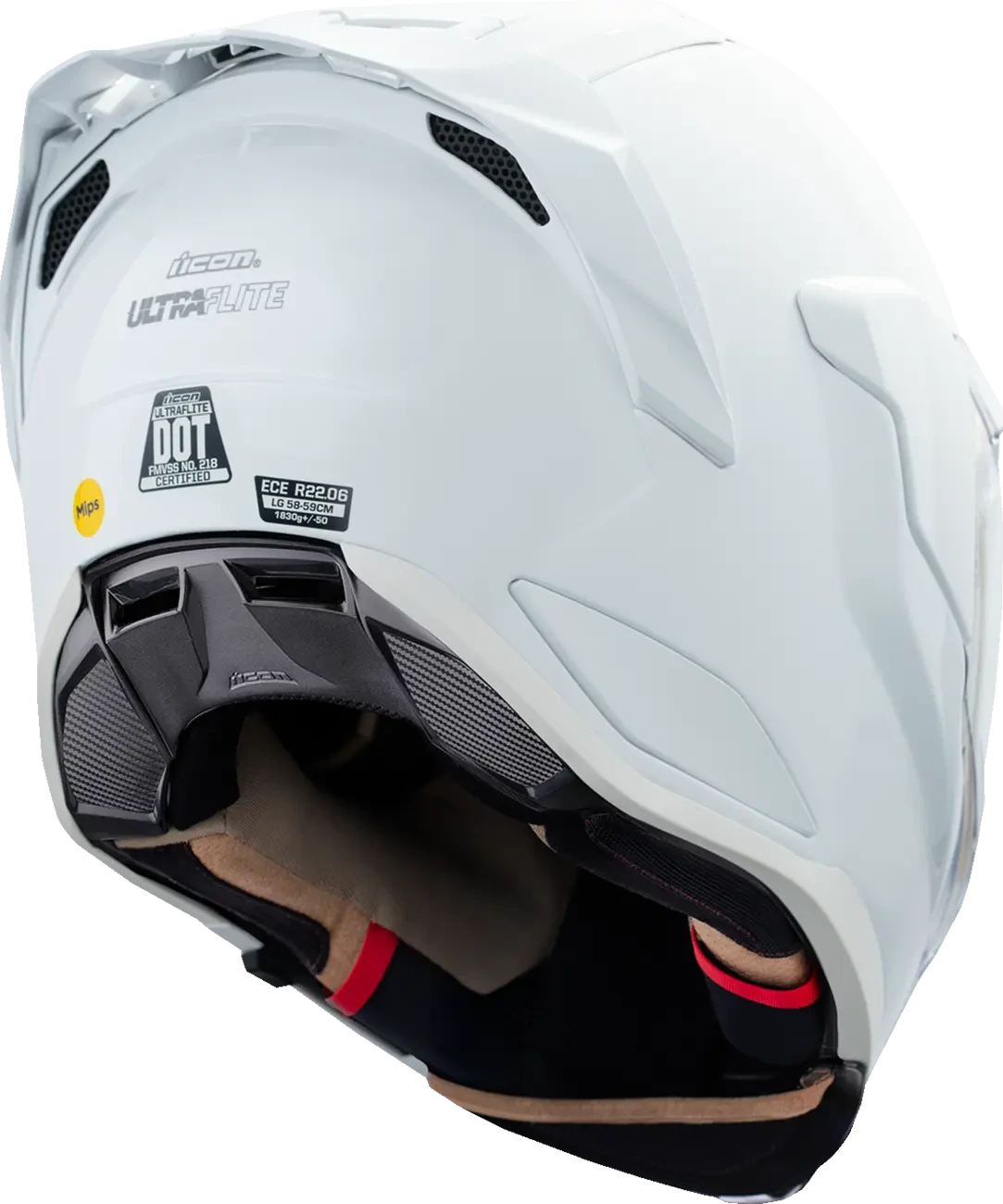 HELMET ULTRAFLITE GLOSS WHITE XS