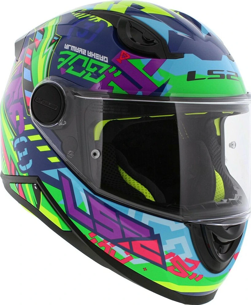 LS2 FF812 KID SVENT Helmet - S, Blue Green
