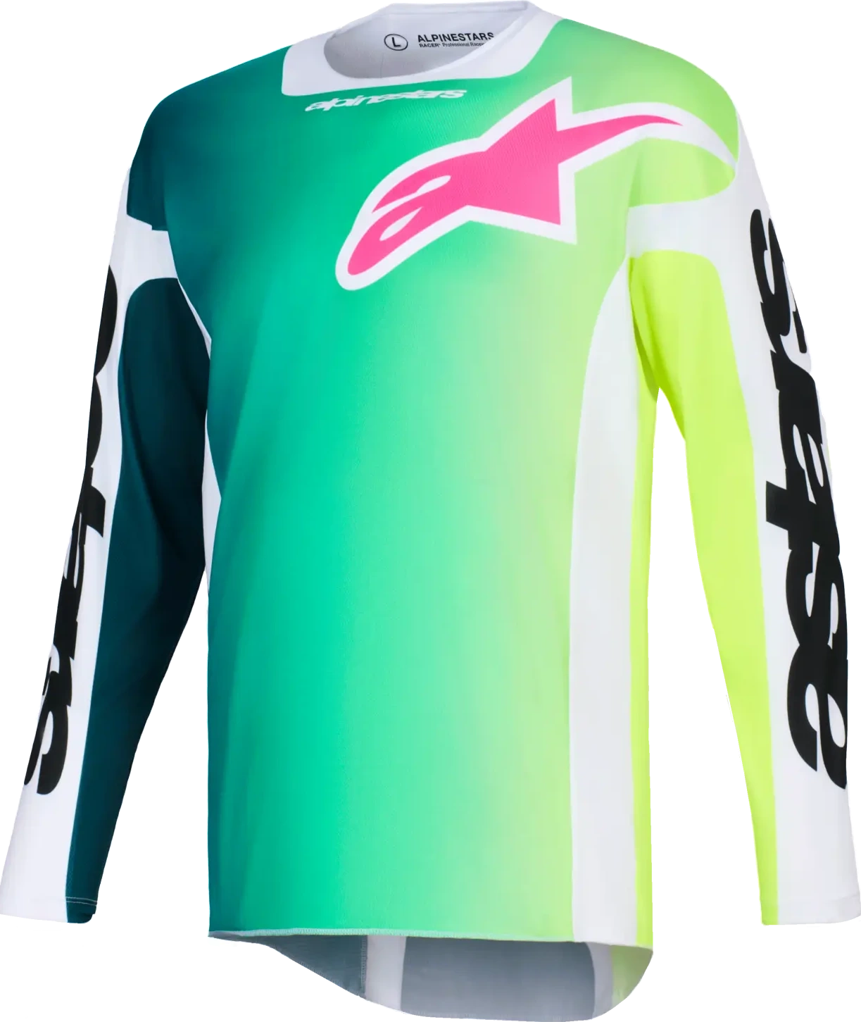 JERSEY RACER PORTL GRN/WH/BLK L