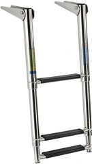 Osculati Telescopic standard ladder AISI316 3 steps