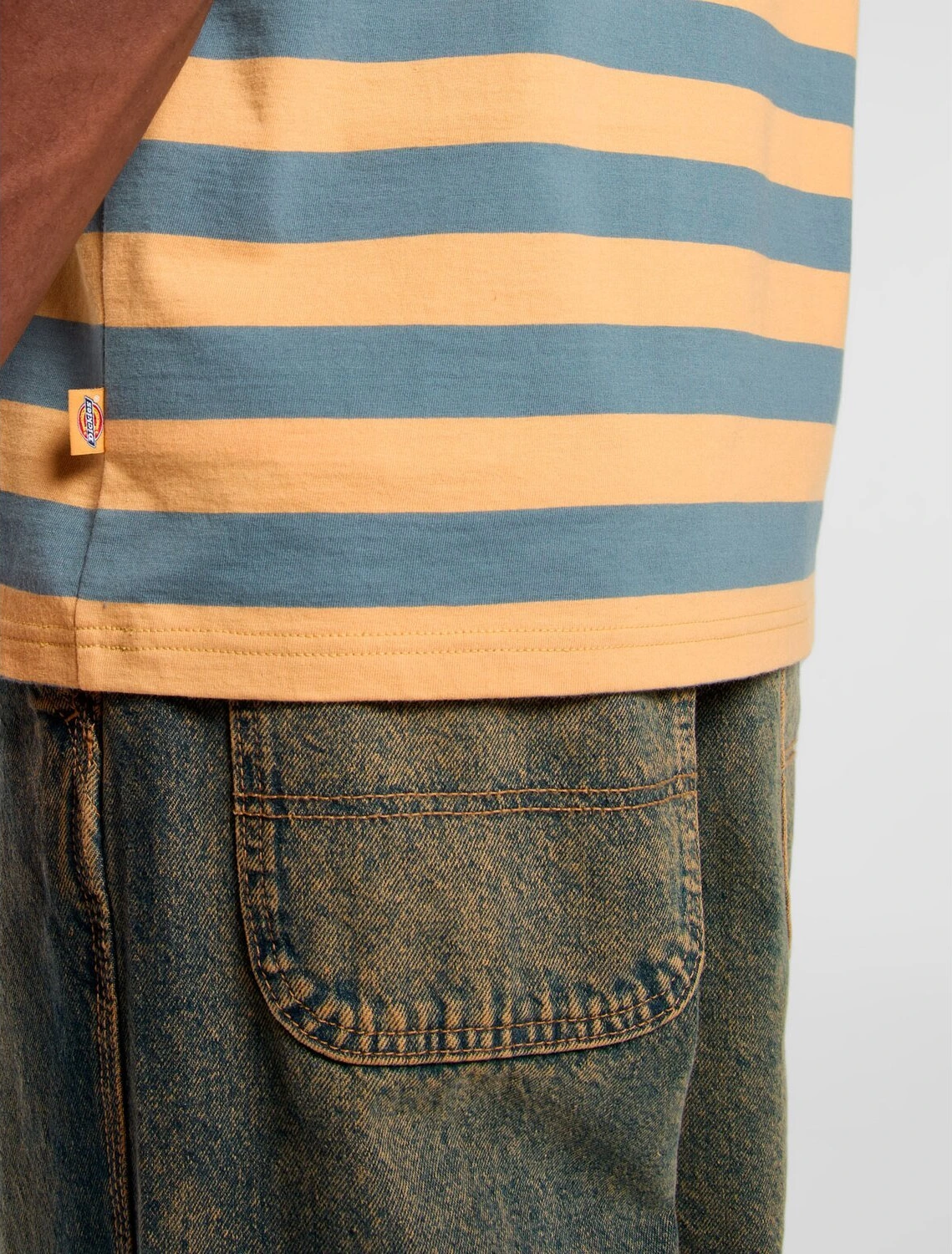 Dickies Rivergrove t-shirt oak buff, Yellow, L