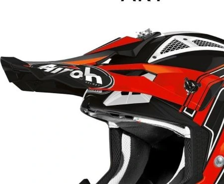 Airoh Aviator Ace Peak Art orange gloss