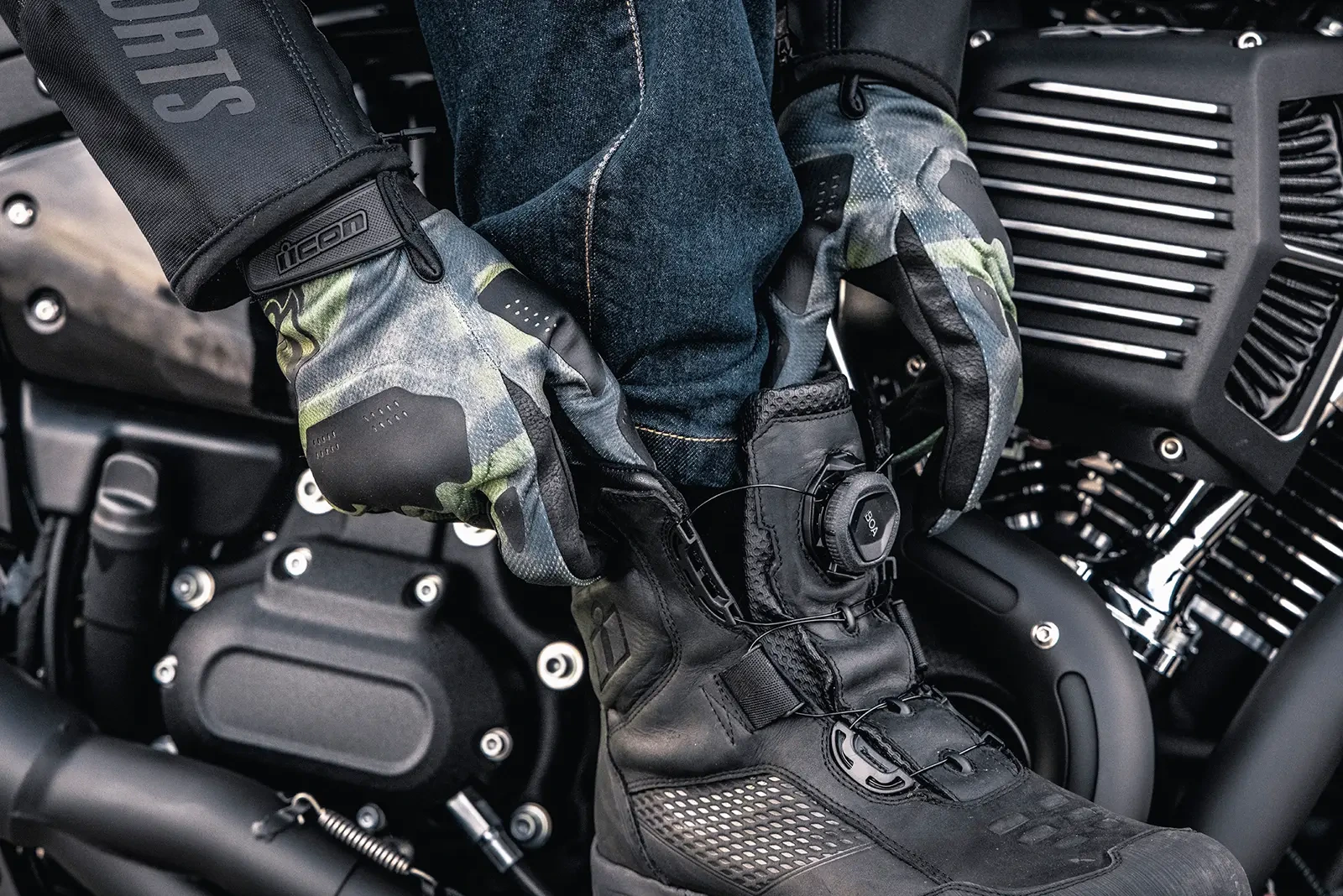 BOOT STORMHAWK BLACK 11.5