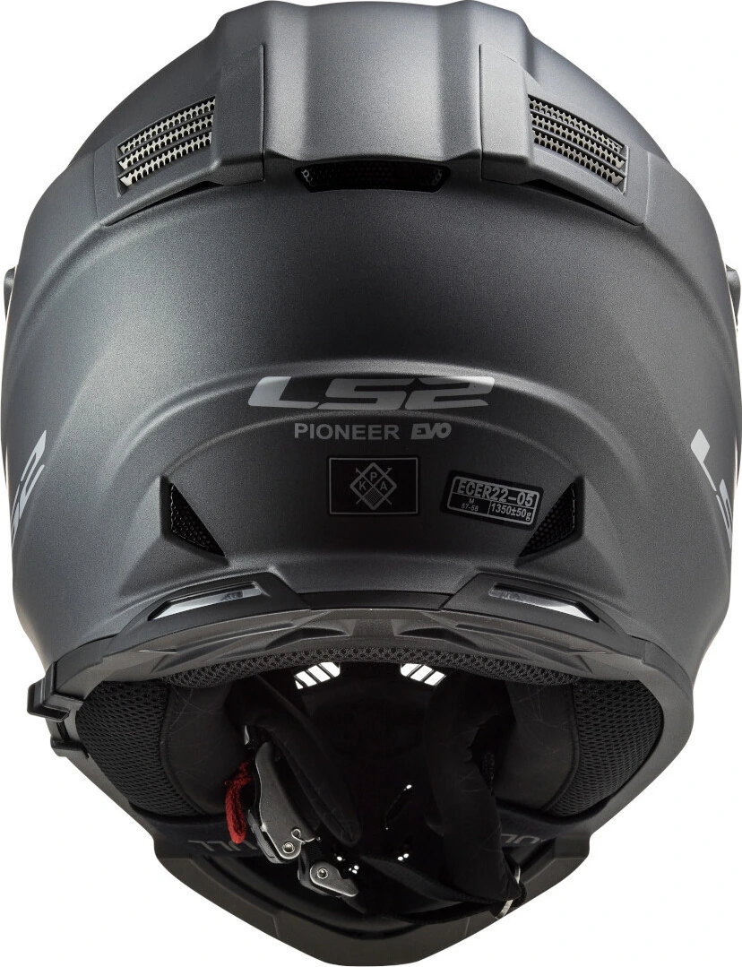 LS2 MX436 PIONEER EVO NOMAND helmet - M, Grey Silver
