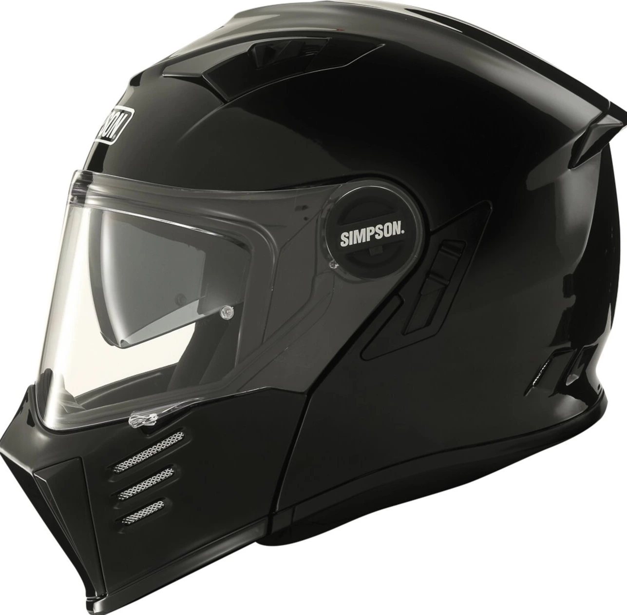 Simpson Darksome helmet, black metal, M, Gloss