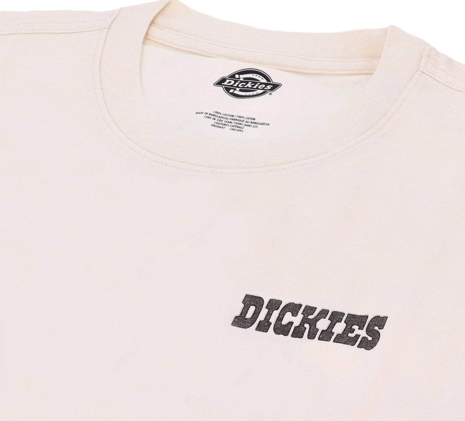 Dickies Buchtell t-shirt, Cream, S