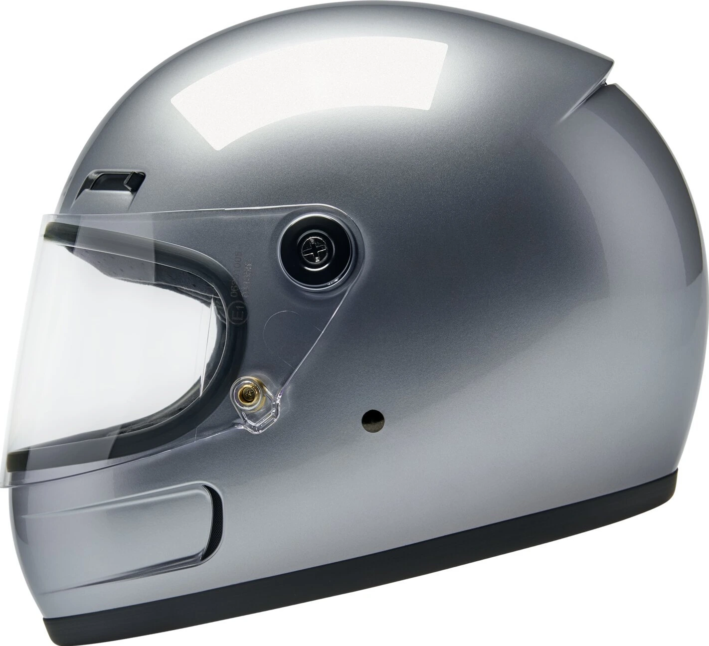 Biltwell Gringo SV helmet, Silver, L, gloss
