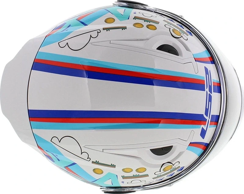 LS2 FF812 KID NEXT LEVEL helmet - White, S