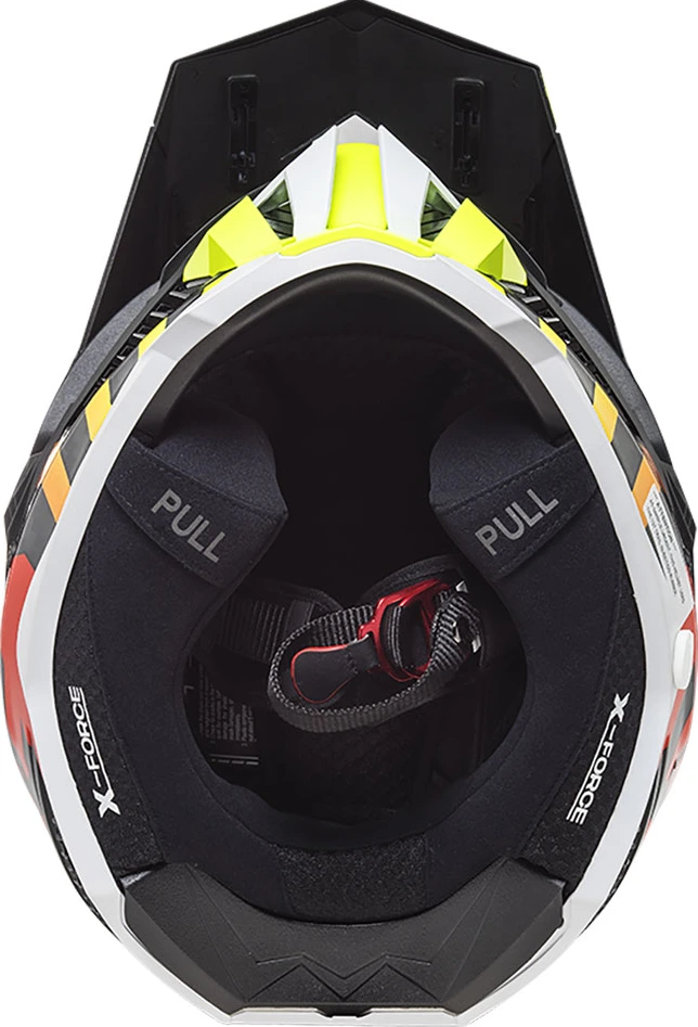 LS2 MX703 C X-FORCE BARRIER helmet - L, H-V Yellow Green