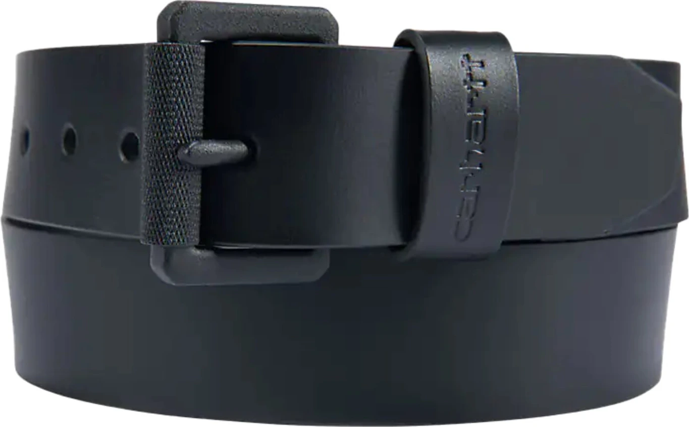 Carhartt Bridle leather roller buckle belt, Black, 36 inch