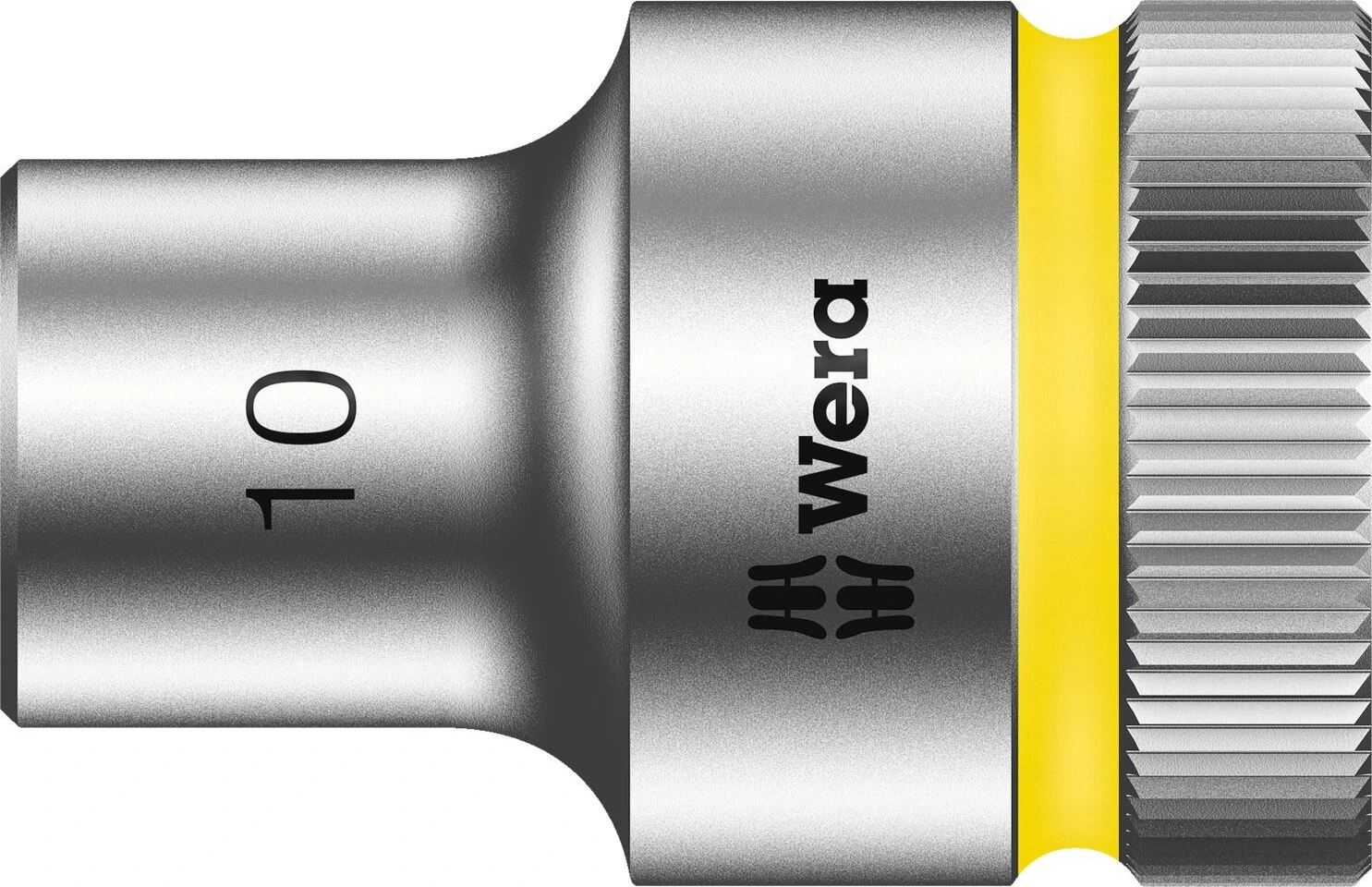 Wera Zyklop 1/2" socket - Metric 10.0, 10 mm, Chrome