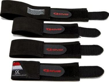 EVS Knee Brace REPLACEMENT STRAPS-Web Pro & Axis Series Black (4pcs), S