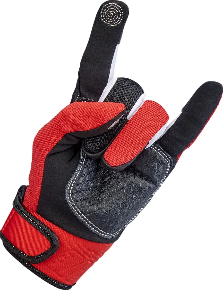GLOVES BAJA RED/BLK XS