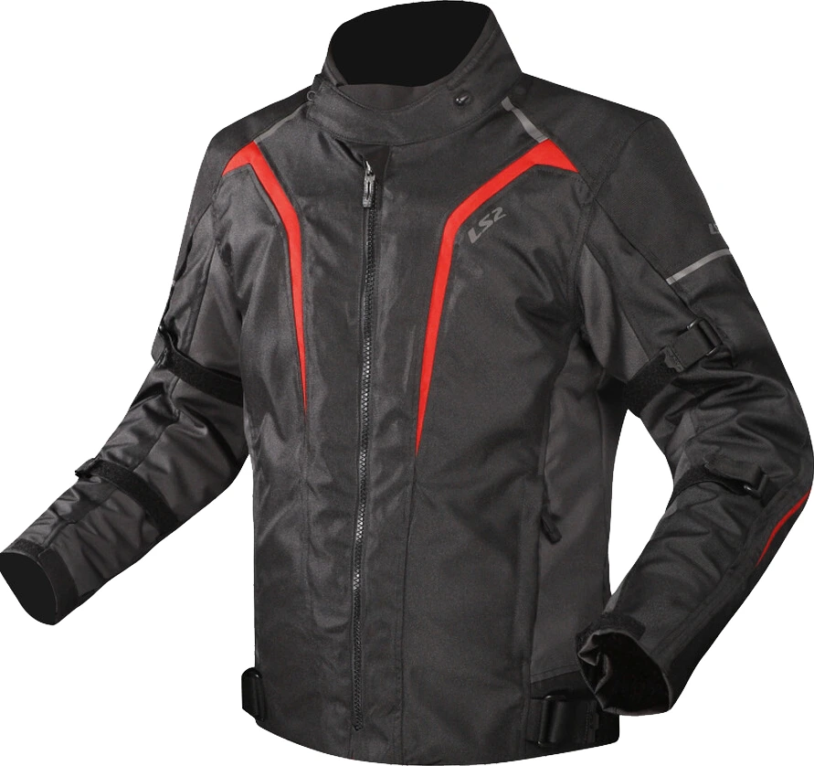 LS2 Sepang Man Jacket - 2XL, Black Grey Red