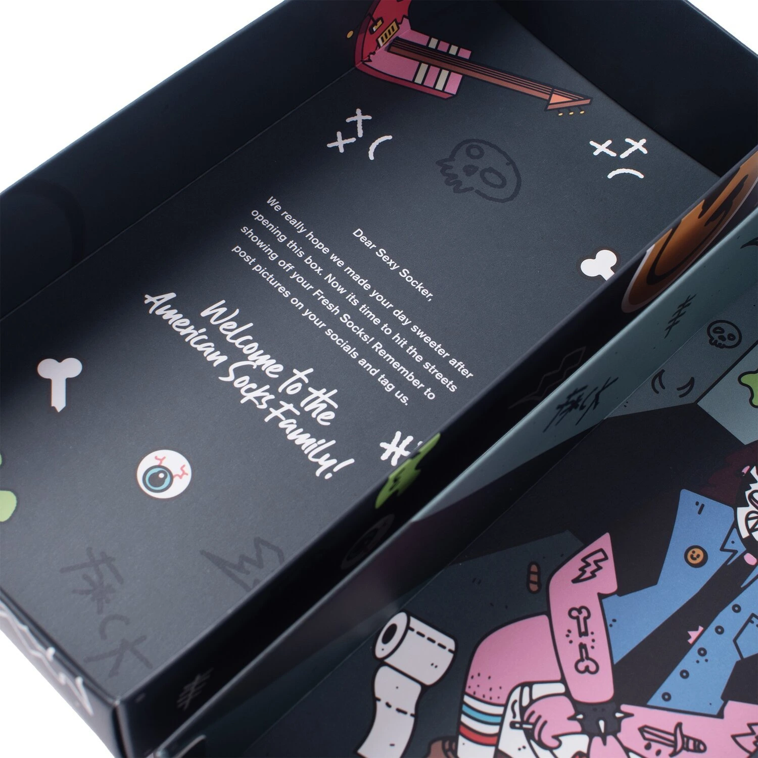American Socks Amp gift box, Multi-color, S/M