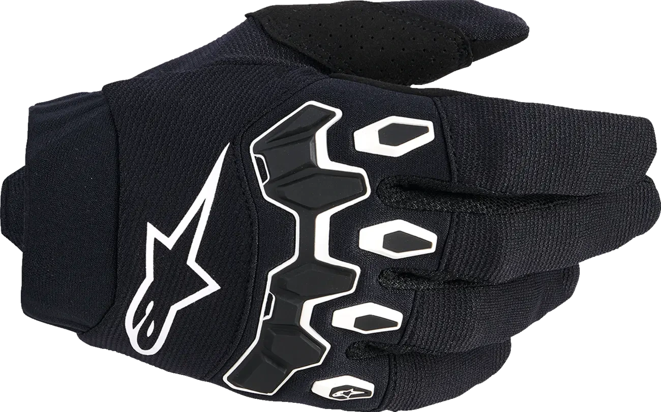 GLOVES YTH FULL BORE V2 BLK/WHT 2XS