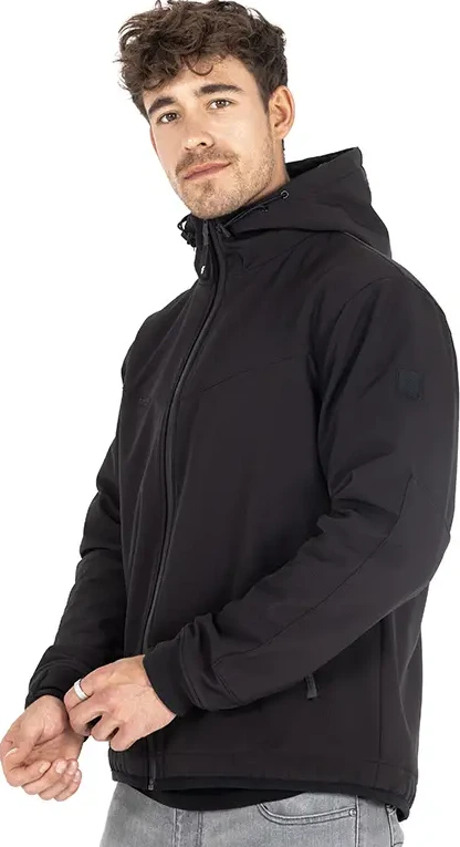 JACKET HOOD XTM V3 RIP STOP SOFTSHELL BLACK SM