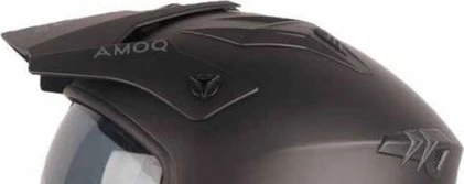 AMOQ Blister peak and screws mattblack