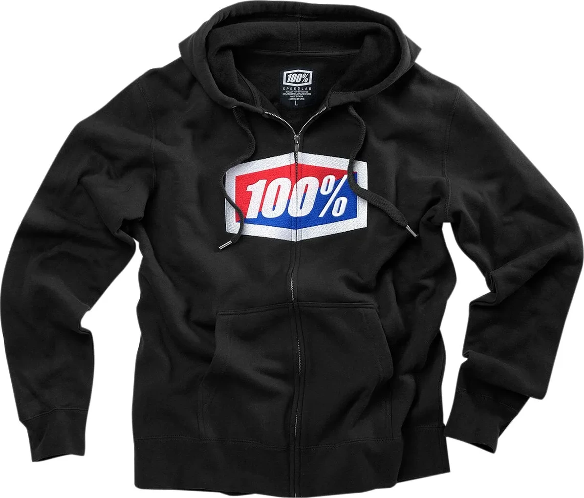 FLEECE ZIP OFFICIAL BK SM