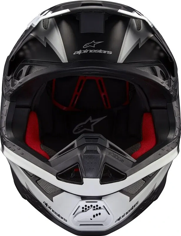 HELMET SM10 AMP BLK/WT S