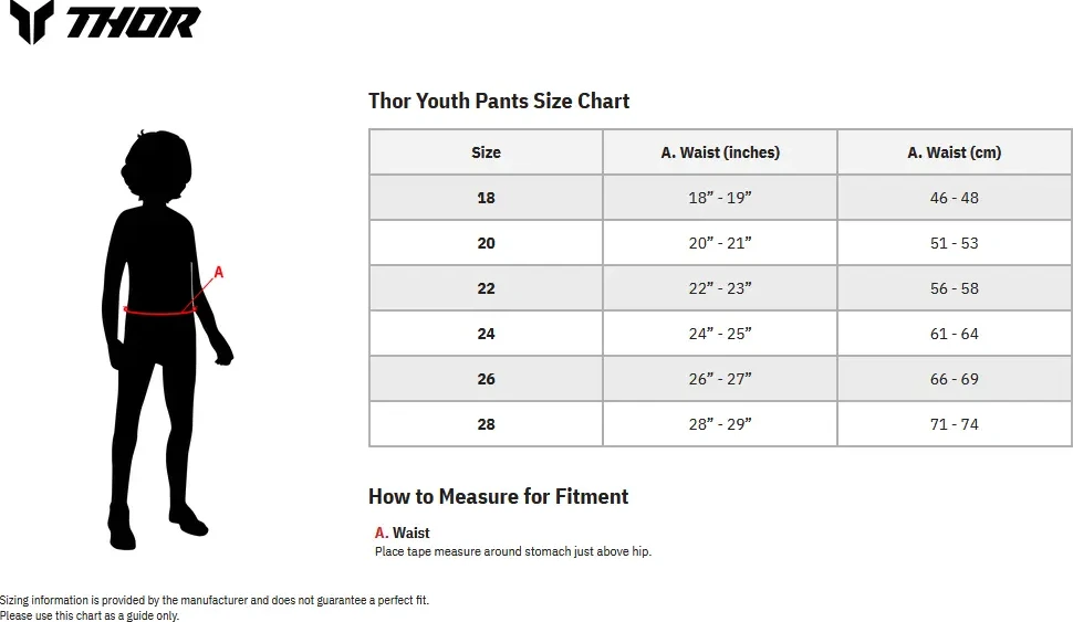 PANTS YOUTH RIDEMODE MENACE RED 18