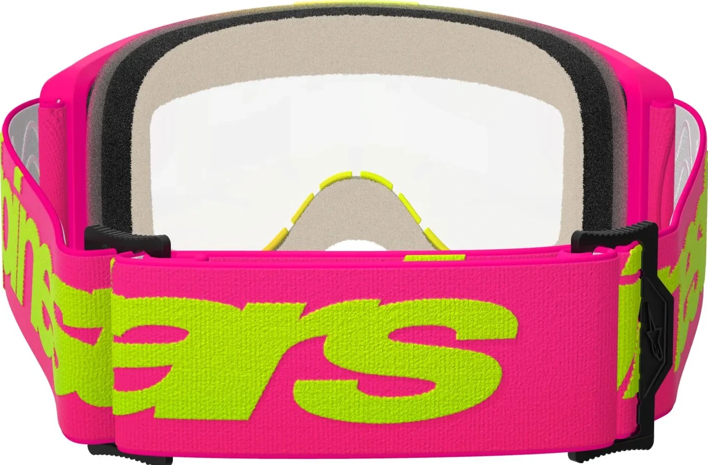 GOGGLE VISION 5 WORDMARK PINK/YLW CLEAR