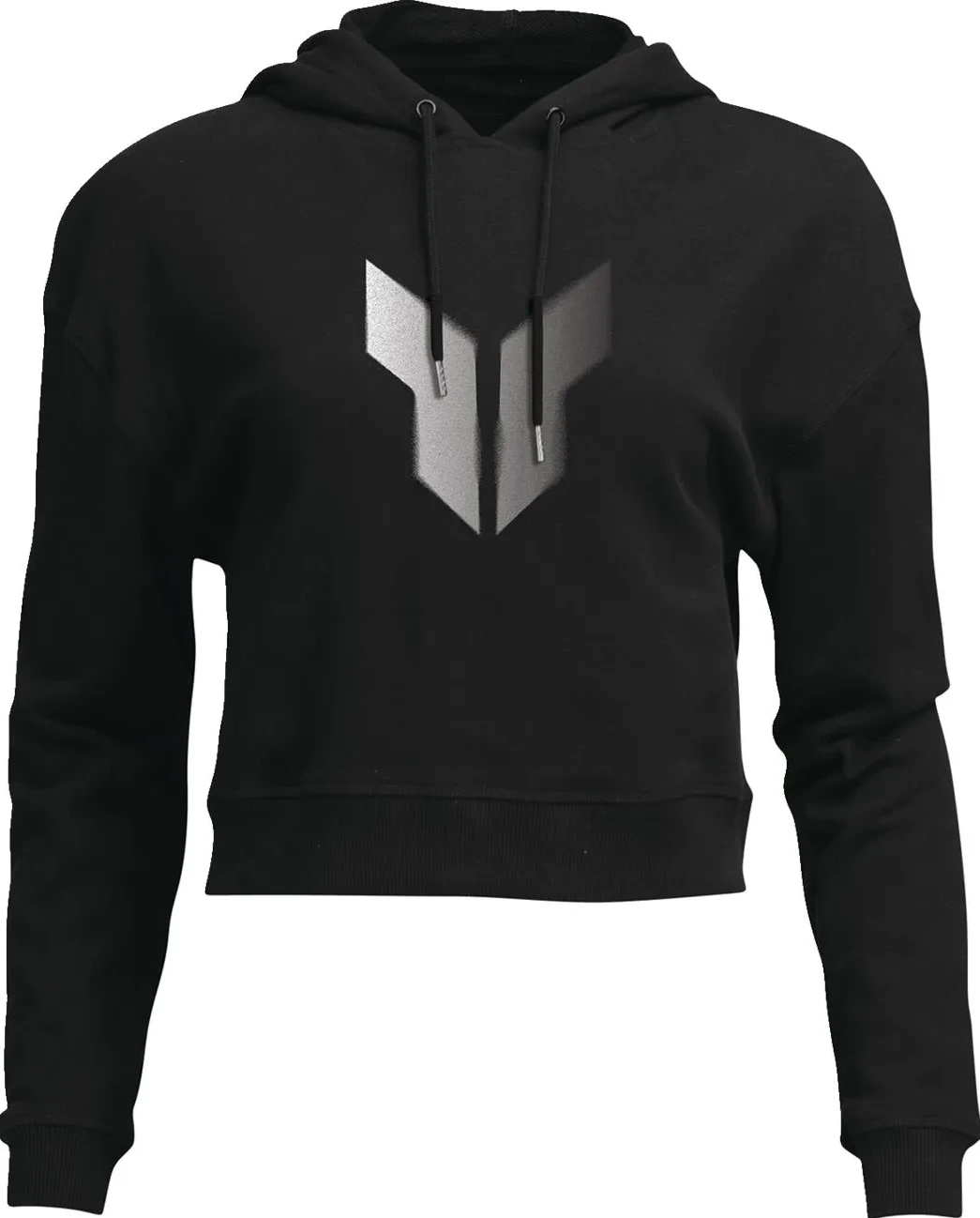 HOODIE WOMEN CROP NOISE BK MD