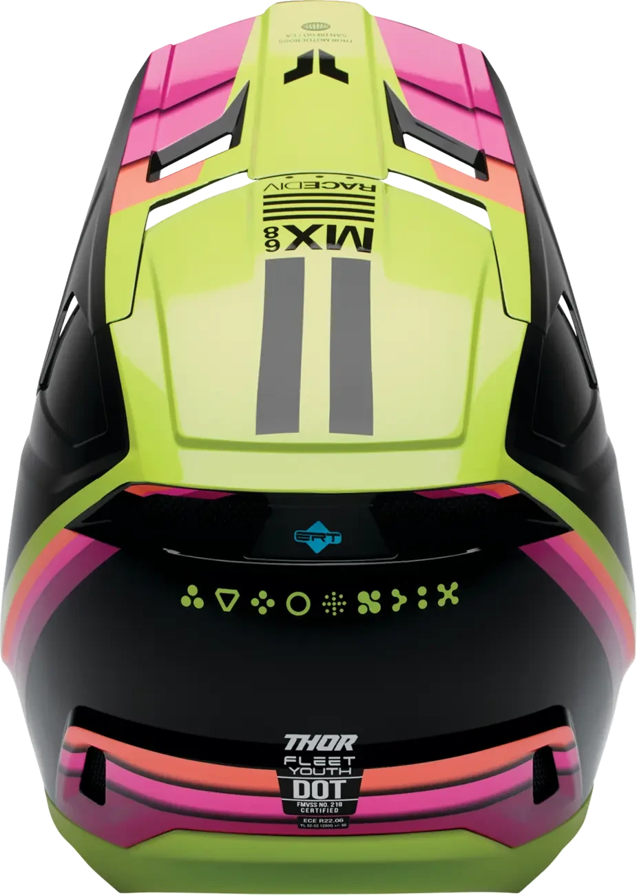 HELMET FLEET YTH DEFY BK/AC S